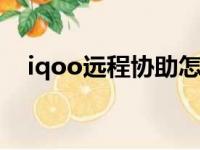 iqoo远程协助怎么用（远程协助怎么用）