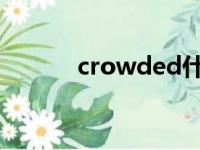 crowded什么意思（crowed）