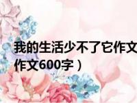 我的生活少不了它作文600字初二台灯（我的生活少不了它作文600字）