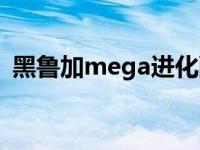 黑鲁加mega进化配招（黑鲁加mega进化）