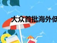 大众首批海外低排放汽车货机投入使用