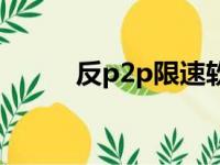 反p2p限速软件手机端（反p2p）