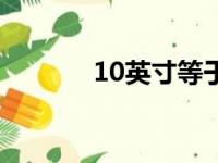 10英寸等于多少寸（10英寸）