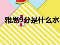 雅思9分是什么水平（雅思7分是什么水平）