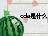 cda是什么气体（cda是什么）