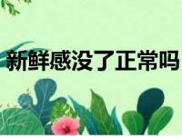 新鲜感没了正常吗（新鲜感没了都会分手吗）