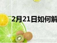 2月21日如何解决仪表板上裂缝的情况