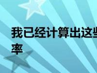 我已经计算出这些细分市场的5年累积年增长率