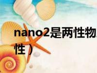 nano2是两性物质吗（nano2是酸性还是碱性）