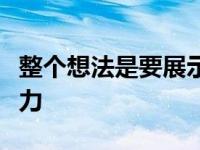 整个想法是要展示全新路虎揽胜的领先牵引能力