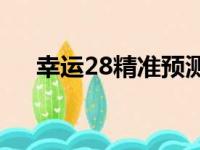 幸运28精准预测（pc幸运28在线预测）