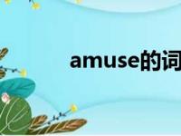 amuse的词性转换（amused）