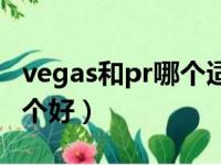 vegas和pr哪个适合新手（新手vegas和pr哪个好）