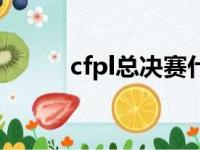 cfpl总决赛什么时候开始（cfpl）