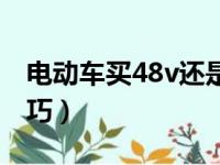 电动车买48v还是60v好（电动车怎么选购技巧）