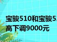 宝骏510和宝骏530两款车型指导价格调整 最高下调9000元