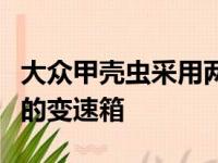 大众甲壳虫采用两种不同的发动机和一些不同的变速箱