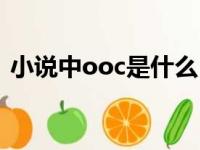 小说中ooc是什么（小说里ooc是什么意思）