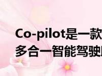 Co-pilot是一款旨在取代其他汽车小工具的多合一智能驾驶助手