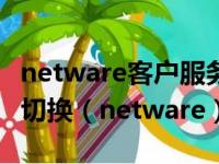 netware客户服务禁用了欢迎屏幕和快速用户切换（netware）