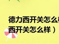 德力西开关怎么样 开关插座选购要点（德力西开关怎么样）