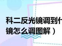 科二反光镜调到什么位置合适图片（科二反光镜怎么调图解）