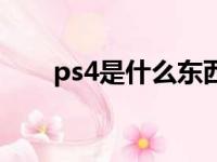 ps4是什么东西啊（ps4是什么东西）