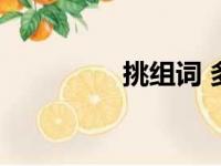 挑组词 多音字（批组词）