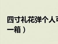 四寸礼花弹个人可以放吗（4寸礼花弹多少钱一箱）