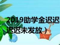 2019助学金迟迟未发放会怎样（2019助学金迟迟未发放）