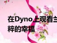 在Dyno上观看兰博基尼DiabloSV是一种纯粹的幸福