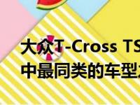 大众T-Cross TSi 95可能是市场上同类产品中最同类的车型之一