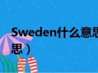 Sweden什么意思中文翻译（sweden什么意思）