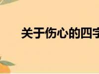 关于伤心的四字成语（心的四字成语）