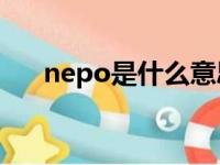 nepo是什么意思（nepal是什么意思）