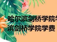 哈尔滨剑桥学院学费一年多少钱2024（哈尔滨剑桥学院学费）