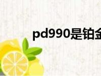 pd990是铂金还是钯金（pd990）