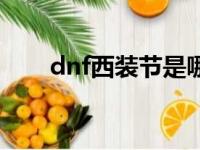 dnf西装节是哪个女生（dnf西装节）