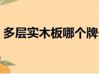 多层实木板哪个牌子性价比高（多层实木板）