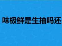 味极鲜是生抽吗还是老抽（味极鲜是生抽吗）