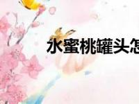 水蜜桃罐头怎么做（水蜜桃罐头）