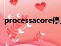 processacore停止运行（process acore）