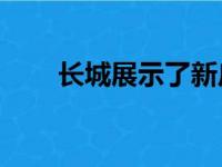 长城展示了新皮卡X Cannon的内部