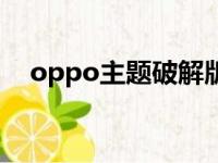 oppo主题破解版下载（oppo主题破解）