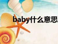 baby什么意思翻译（baby什么意思）